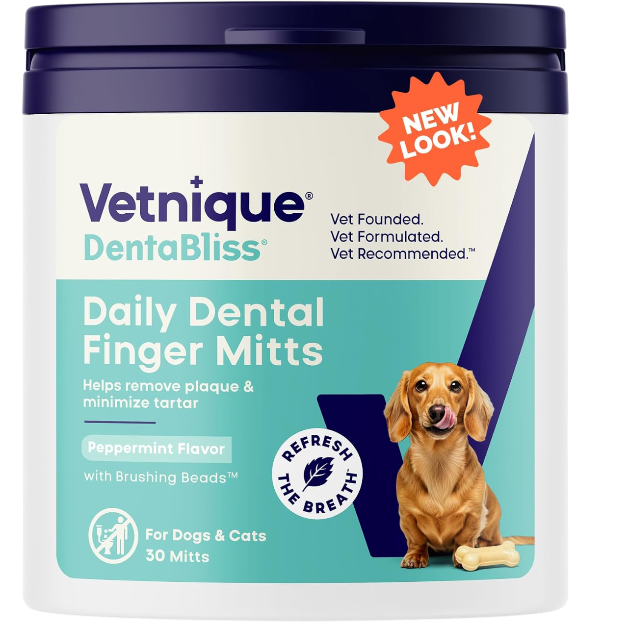 Dog Teeth Cleaning Finger Mitt Dental Wipe